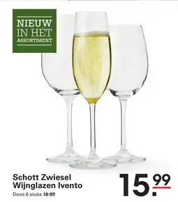 Sligro Schott Zwiesel Wijnglazen Ivento aanbieding