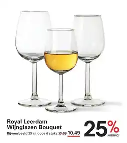 Sligro Royal Leerdam Wijnglazen Bouquet aanbieding