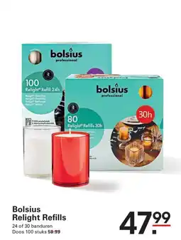 Sligro Bolsius Relight Refills aanbieding