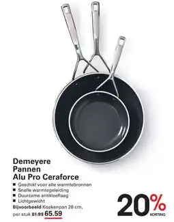 Sligro Demeyere Pannen Alu Pro Ceraforce aanbieding