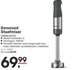 Sligro Kenwood Staafmixer aanbieding