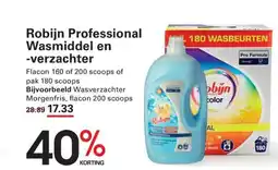 Sligro Robijn Professional Wasmiddel en -verzachter aanbieding