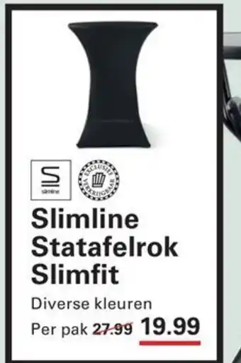 Sligro Slimline Statafelrok Slimfit aanbieding