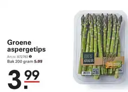 Sligro Groene aspergetips aanbieding