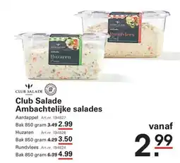 Sligro Club Salade Ambachtelijke salades aanbieding