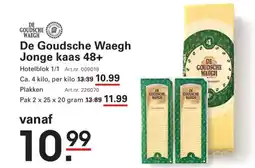 Sligro De Goudsche Waegh Jonge kaas 48+ aanbieding