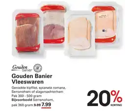 Sligro Gouden Banier Vleeswaren aanbieding