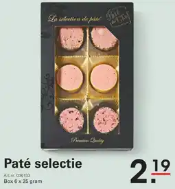 Sligro Paté selectie aanbieding