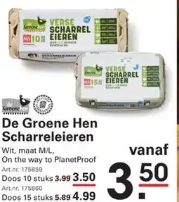 Sligro De Groene Hen Scharreleieren aanbieding