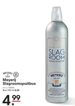 Sligro Meyerij Slagroomspuitbus aanbieding