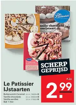 Sligro Le Patissier IJstaarten aanbieding