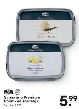 Sligro Sanissimo Premium Room- en sorbetijs aanbieding