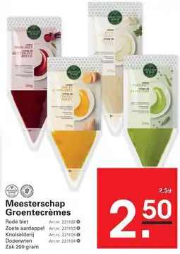 Sligro Meesterschap Groentecrèmes aanbieding