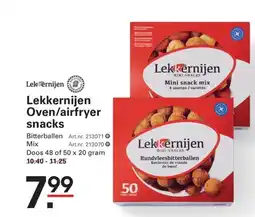 Sligro Lekkernijen Oven/airfryer snacks aanbieding