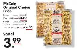 Sligro McCain Original Choice Fries aanbieding