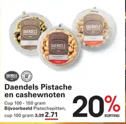 Sligro Daendels Pistache en cashewnoten aanbieding