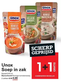 Sligro Unox Soep in zak aanbieding