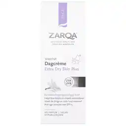 Kruidvat Zarqa Sensitive Extra Dry Skin Plus Dagcrème aanbieding