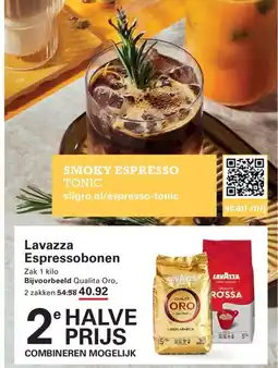 Sligro Lavazza Espressobonen aanbieding