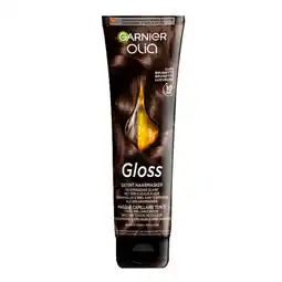 Kruidvat Garnier Olia Gloss Smokey Brown Getint Haarmasker aanbieding