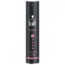 Kruidvat Taft Power Cashmere Hold 5 Haarspray aanbieding