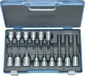 Conrad Gedore IN 19 LKM 6129360 Dopsleutel-bitinzetset 1/2 (12.5 mm) 15-delig aanbieding