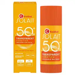 Kruidvat Kruidvat Solait SPF50+ Transparant Sunstick aanbieding