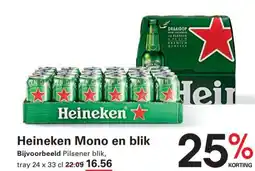 Sligro Heineken Mono en blik aanbieding