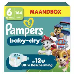 Kruidvat Pampers Baby-Dry Paw Patrol Maat 6 Luiers aanbieding
