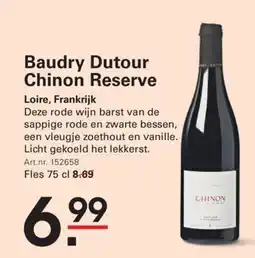 Sligro Baudry Dutour Chinon Reserve aanbieding