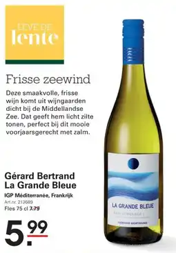 Sligro Gérard Bertrand La Grande Bleue aanbieding