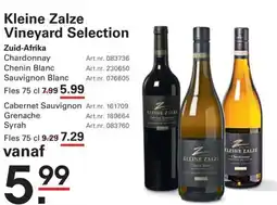 Sligro Kleine Zalze Vineyard Selection aanbieding