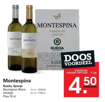 Sligro Montespina aanbieding