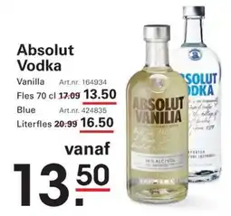 Sligro Absolut Vodka aanbieding