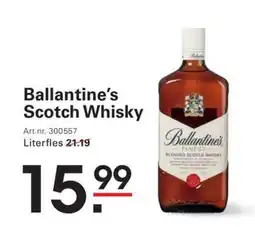 Sligro Ballantine's Scotch Whisky aanbieding
