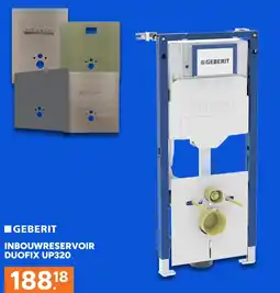 BOUWMAAT Geberit inbouwreservoir duofix up320 aanbieding