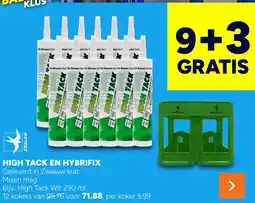 BOUWMAAT High tack en hybrifix aanbieding
