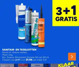 BOUWMAAT Sanitair- en tegelkitten aanbieding