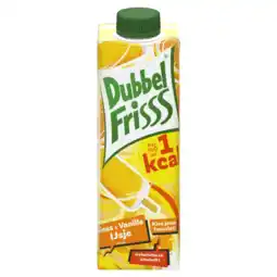 Albert Heijn DubbelFrisss 1kcal sinas & vanille ijsje smaak aanbieding