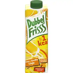 Albert Heijn DubbelFrisss 1kcal sinas & vanille ijsje smaak aanbieding