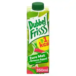 Albert Heijn DubbelFrisss 1kcal bubblegum & blauwe bes smaak aanbieding