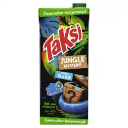 Albert Heijn Taksi Jungle mysterie editie blauw geen suiker aanbieding