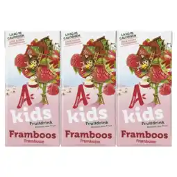 Albert Heijn Appelsientje Kids fruitdrink framboos 6-pack aanbieding
