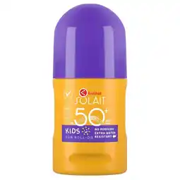 Kruidvat Kruidvat Solait Kids SPF50+ Sun Roll-on aanbieding