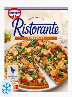 Flink Dr Oetker Ristorante pizza pollo 355g aanbieding