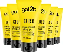 Wehkamp Schwarzkopf Got2b Glued styling gel - 6 stuks voordeelverpakking aanbieding