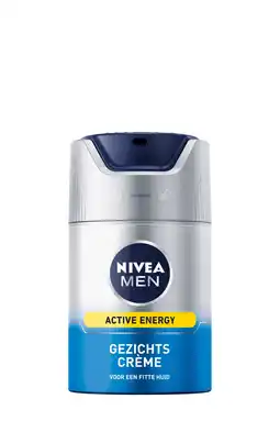 Wehkamp NIVEA FOR MEN Active Energy hydraterende gezichtscrème - 50 ml aanbieding