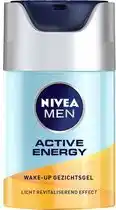 Wehkamp NIVEA FOR MEN active energy wake-up gezichtsgel - 50 ml aanbieding