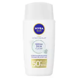 Wehkamp NIVEA Sun Uv Face Derma Skin Clear - Blemish Control SPF50+ - 40 ml aanbieding