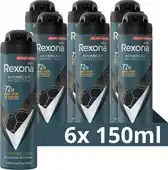 Wehkamp Rexona Men Advanced Protection Sport Cool anti-transpirant deodorant spray - 6 x 150 ml aanbieding